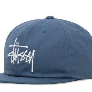 STUSSY Basic Strapback Cap Slate # 1311104 One Size